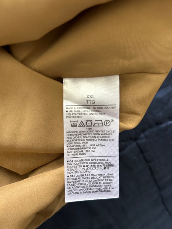 Gold-tone Blouse Top Banana Republic Balloon Sleeves - Picture 11 of 11